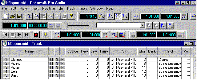 Contents Of A MIDI File