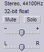 Audacity Track Controls