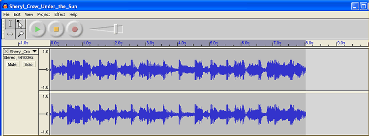 Audacity Screen Shot