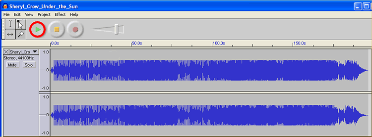 Audacity Screen Shot