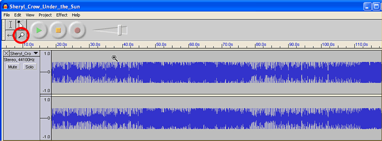 Audacity Screen Shot