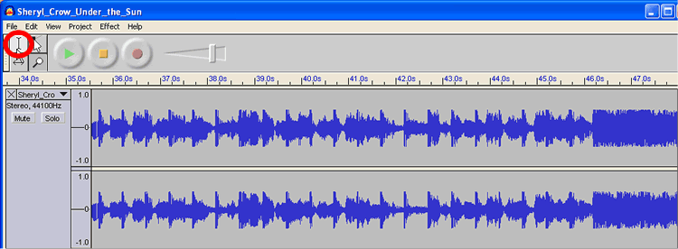 Audacity Screen Shot