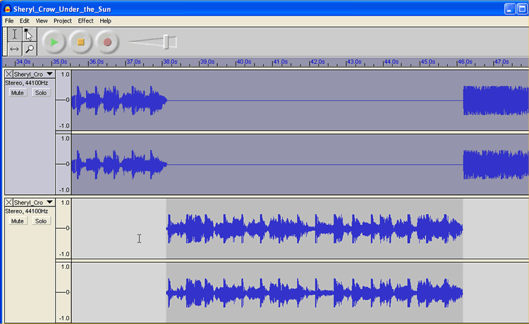 Audacity Screen Shot