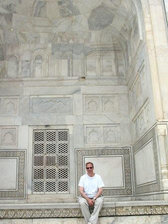 At the Taj Mahal