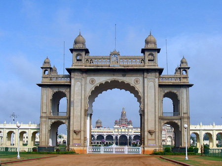 Entrance to Mysore Palace