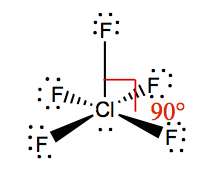 lewis structure of clf5