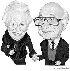 [Rose and Milton Friedman]